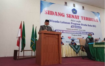 Prokes Ketat ! STKIP Muhammadiyah Muara Bungo Wisuda 154 Mahasiswa