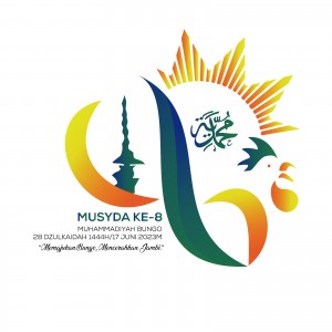 Logo Musyawarah Daerah Muhammadiyah ke-8 Muara Bungo