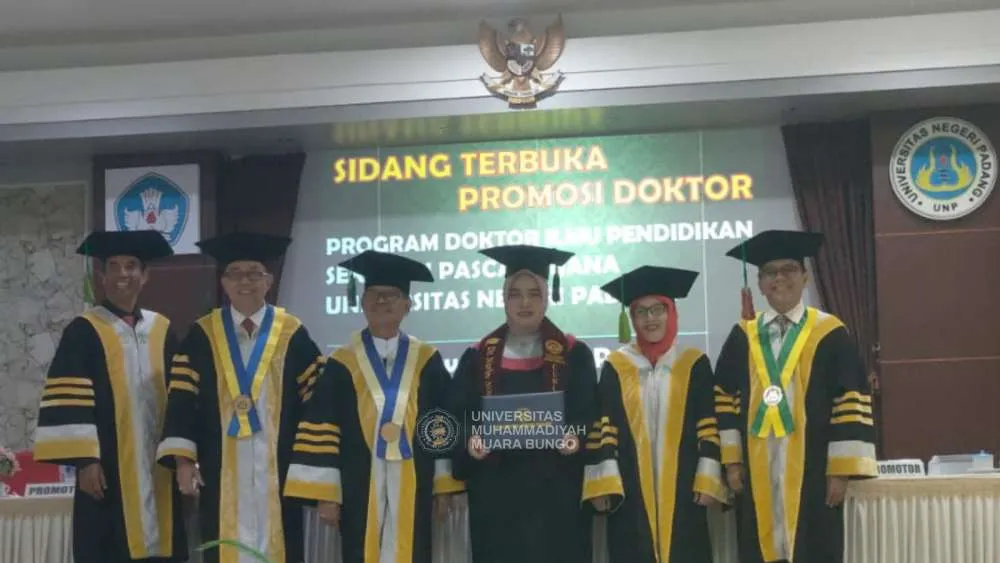 Komitmen pada Pengembangan Akademik, Wakil Rektor I Nurlev Avana Jalani Promosi Doktor